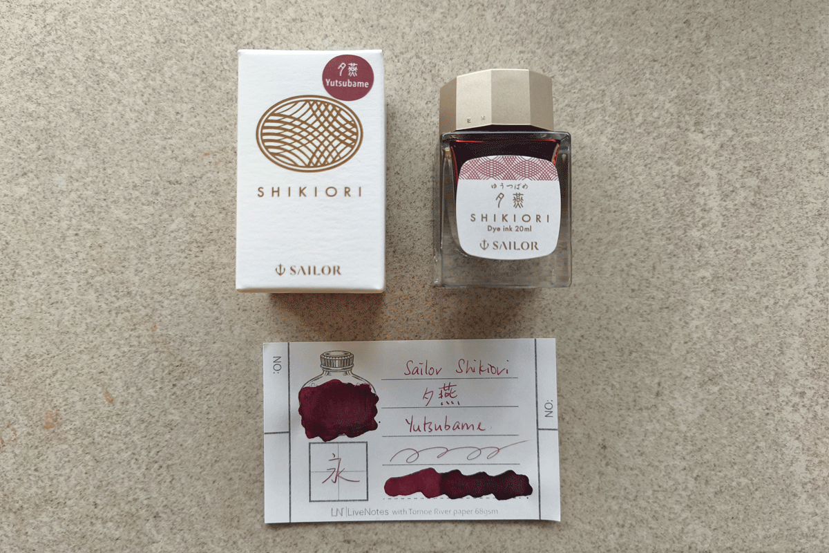 Sailor Shikiori Yutsubame 20ml Bottle Ink for Fountain Pen