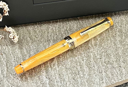 Porsche Design P3125 Slim Line Titanium Fountain Pen Medium Nib