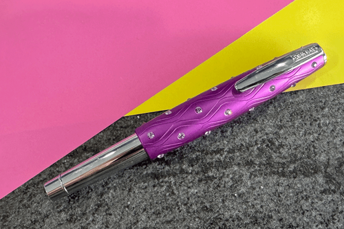 Online Crystal Inspiration Purple Fountain Pen Medium Nib