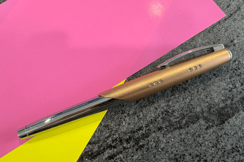 Online Simfonie Crystal Champagne Fountain Pen Medium Nib