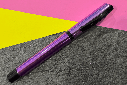 Online Vision Metallic Purple Fountain Pen  Medium Nib