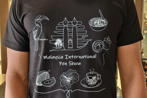 MIPS Theme T-Shirt Malaysia International Pen Show
