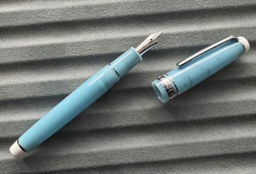 Sailor Pro Gear Slim Scenery Nyudogumo Blue 14K Fountain Pen Medium Nib