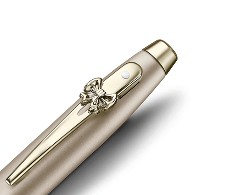 Sheaffer 100 Emily in Paris Champagne GT with Bow Emblem Ballpoint Pen