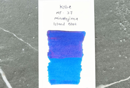 Kobe Ink Monogatari No.37 Minatojima Island Blue 50ml Fountain Pen Ink