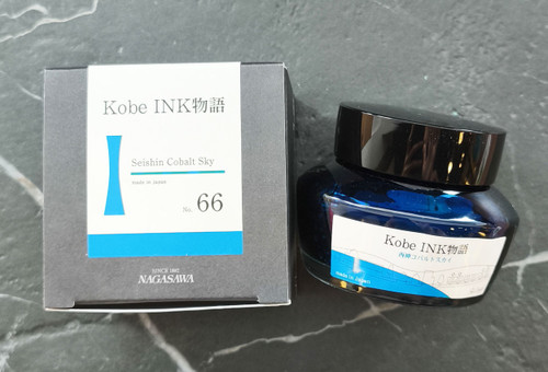 Kobe Ink Monogatari No.66 Seishin Cobalt Sky Blue 50ml Fountain Pen Ink