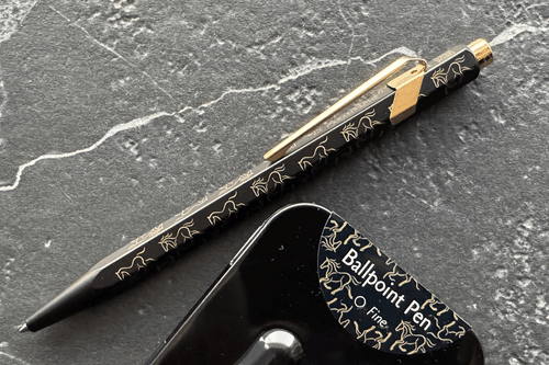 Caran D'Ache 849 Black Horse Ballpoint Pen