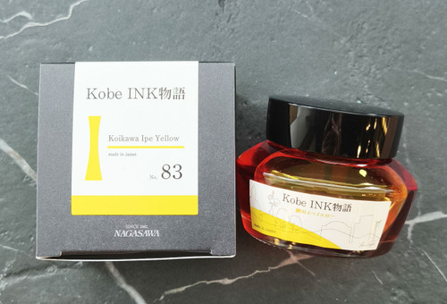 Kobe Ink Monogatari No.83 Koikawa Ipe Yellow 50ml Fountain Pen Ink