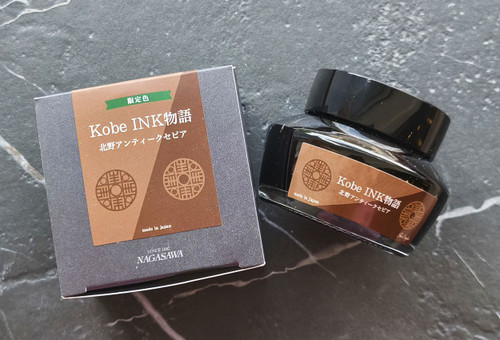 Kobe Ink SE Monogatari Kitano Antique Sepia 50ml Fountain Pen Ink