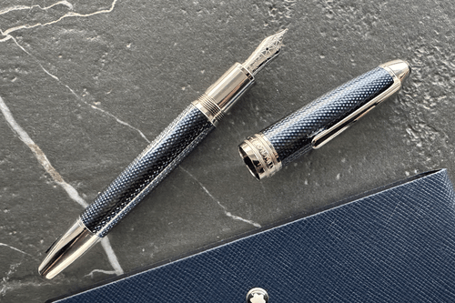 Montblanc Meisterstück Solitaire LeGrand Blue Hour Fountain Pen Medium Nib