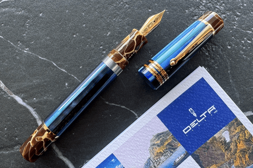 Delta Four Rings Lake Como Limited Fountain Pen 14K Medium Nib