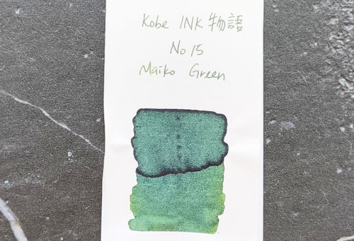 Kobe Ink Monogatari No.15 Maiko Green 50ml Fountain Pen Ink