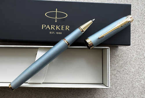 Parker IM Ritual Turquoise Green GT Rollerball Pen