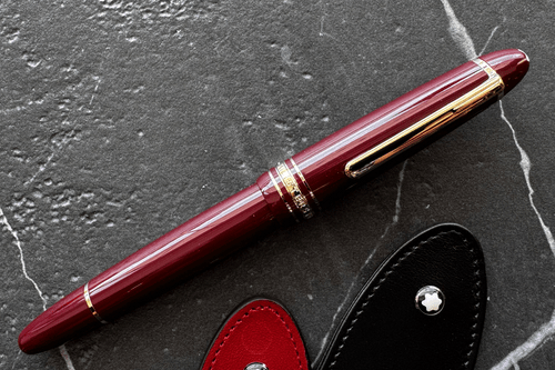 Meisterstück Burgundy Red LeGrand Fountain Pen Medium Nib