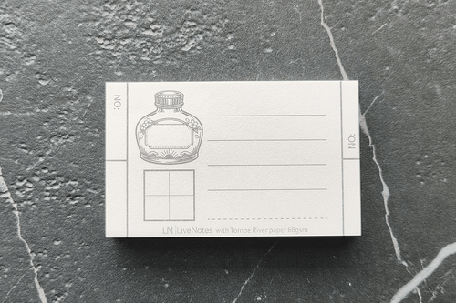 Livenotes Color Swatch with Tomoe River Paper 68gsm