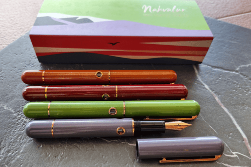 Nahvalur 365 Anniversary Roiro Fountain Pen Copper with Broad Nib