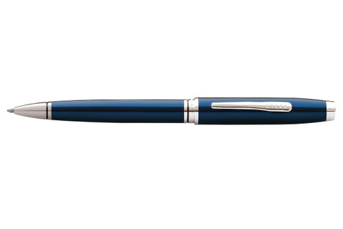 Cross Coventry Lacquer Chrome Trim Ballpoint Pen (Black/Blue)