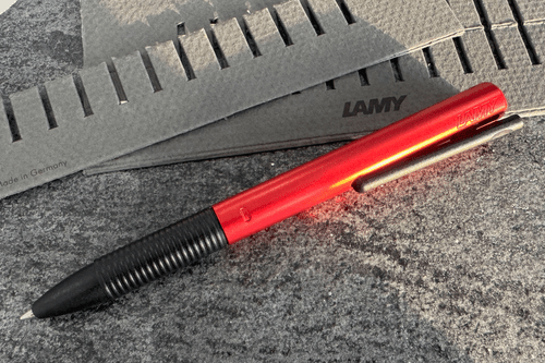 Lamy Tipo Alu Red Capless Rollerball Pen