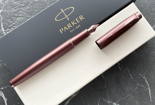 Parker IM Monochrome Burgundy Fountain Pen