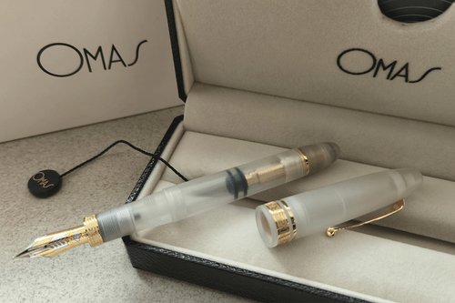 Omas Ogiva Demonstrator with Gold Trim
