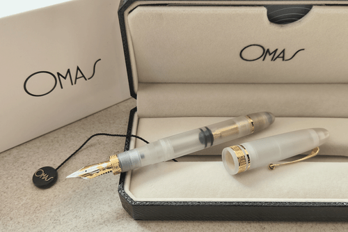 Omas Ogiva Demonstrator with Gold Trim