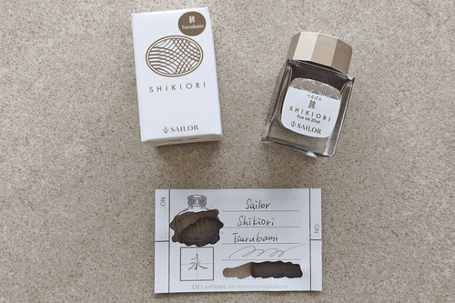 Sailor Fountain Pen 20ml Shikiori Bottle Ink Tsurubami