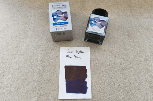 Sailor Dipton for Dip Pens Pen 20ml Sheen Bottle Ink Blue Flame