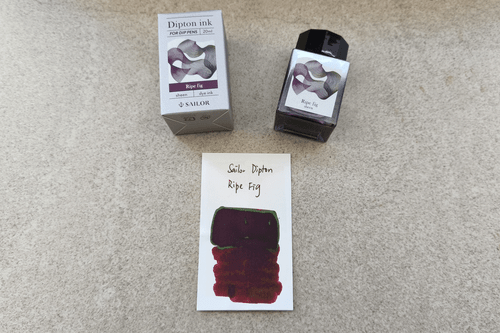 Sailor Dipton for Dip Pens Pen 20ml Sheen Bottle Ink Ripe Fig