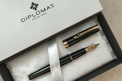 Diplomat Excellence A2 Evergreen Gold Fountain Pen