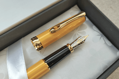 Diplomat Excellence A2 Yellow 14CT Gold Nib Fountain Pen