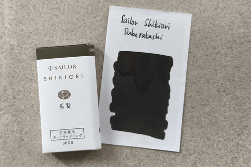 Sailor Shikiori Fountain Pen Pack Of 3 Suberakashi Ink Cartridges