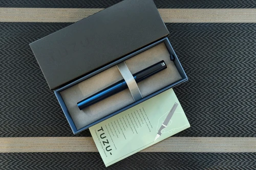 Sailor Tuzu Adjust Fountain Pen Forge Metalic Blue