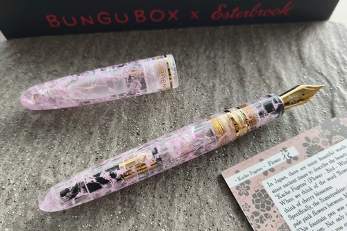 BUNGUBOX x Esterbrook Cherry Blossom Fountain Pen Sakura Kachofugetsu Flower