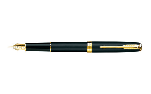 Parker Sonnet Matte Black GT Fountain Pen