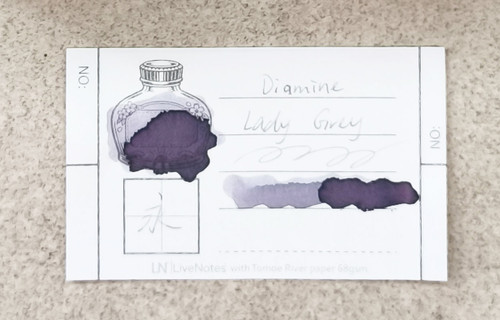 Diamine Lady Grey Fountain Pen 80ml Bottle Ink