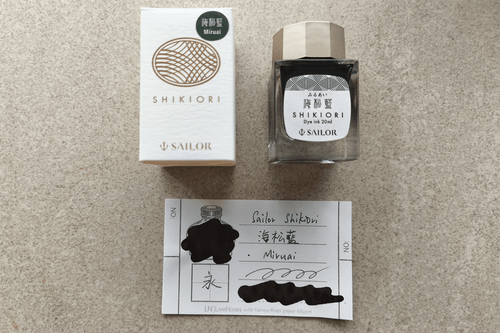 Sailor Shikiori Muruai Green 20ml Bottle Ink for Fountain Pen