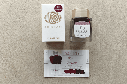 Sailor Shikiori Okuyama 20ml Bottle Ink for Fountain Pen