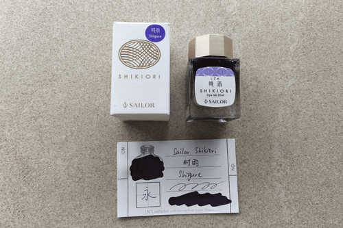 Sailor Shikiori Shigure 20ml Bottle Ink for Fountain Pen