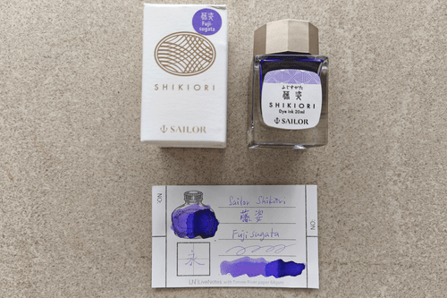 Sailor Shikiori Fuji Sugata Purple 20ml Bottle Ink for Fountain Pen