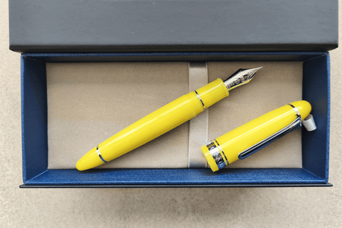 Sailor KOP Yellow Mandarin RT 21K Medium nib King of Pen