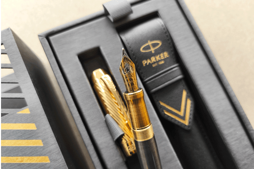Parker Duofold Pioneers Arrow GT Fountain Pen Medium GB
