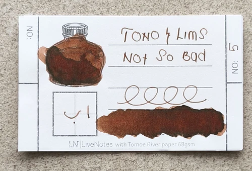 Tono&Lim Standard - Not So Bad 30ml Fountain Pen Ink