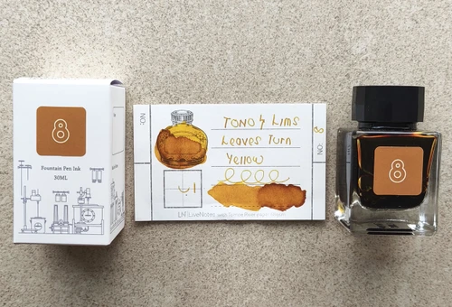 Tono&Lim Standard - Leaves turn Yellow 30ml Fountain Pen Ink