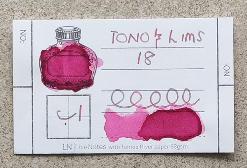 Tono&Lim Standard - I am busy in relaxing 30ml Fountain Pen Ink