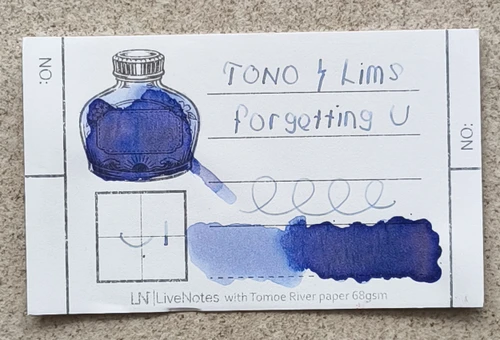 Tono&Lims Forgetting U Color Line 30ml Fountain Pen Ink
