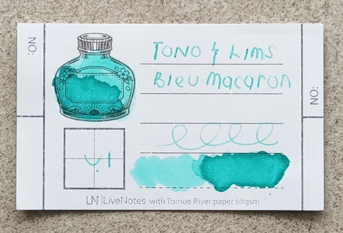 Tono&Lims Blue Macaron Color Line 30ml Fountain Pen Ink