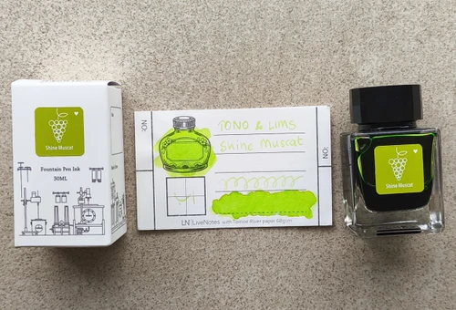 Tono&Lims Shine Muscat Baby Color Line 30ml Fountain Pen Ink