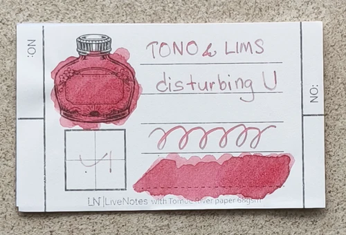 Tono&Lims disturbing U Baby Color Line 30ml Fountain Pen Ink