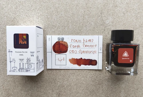 Tono&Lims Sphalerite Earth Contact Line 30ml Shimmer Fountain Pen Ink