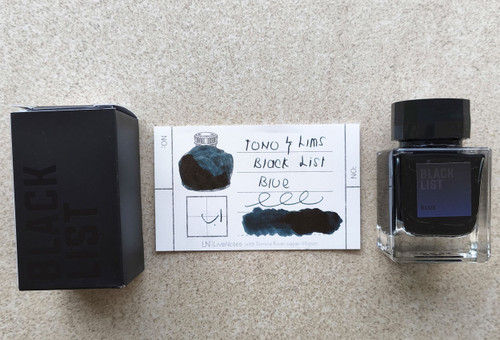 Tono&Lims Blue Black List 30ml Fountain Pen Ink